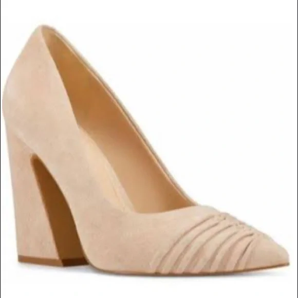 New Nine West Harlyn Flared Block Heel Pumps - Picture 4 of 4